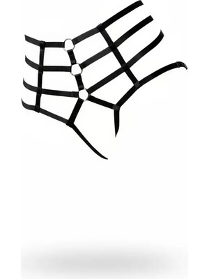 bebekokusu Siyah Tanga - Külot Yüksek Bel Halka Detaylı Bantlı - BRF1211