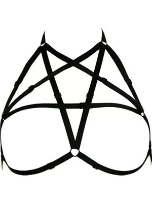 bebekokusu Göğüs Bölgesi Şık Pentagram Harness - BRF170