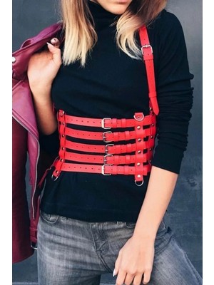 bebekokusu 5 Sıralı Şık Deri Kemer - BRF630