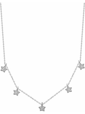 PremiumPort Gümüş Yıldız Şans Kolye 925 Ayar, Şıklık ve Zarafet Için Tasarlandı