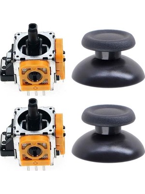 PS4 Analog Motor ve Topuz Seti 2+2 Playstation 4 Tamir PS4 Kol Analog Tamir Seti Yedek Parça