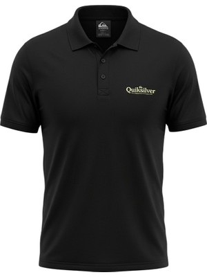 Quiksilver Polo Strech Antrasit Erkek Tshirt