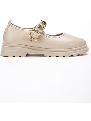 Ellolita Luxury Shoes Elina Ortopedik Taban Deri Casual Babet