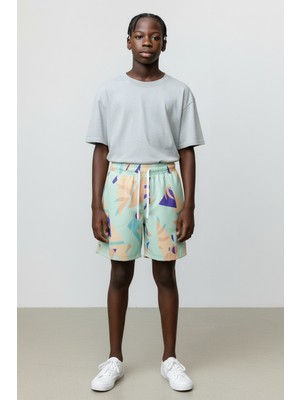 Relax Time Erkek Çocuk Desenli Deniz Şortu