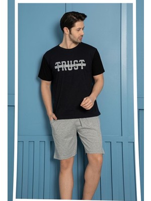 Mihra Homewear Şortlu Erkek Pijama Takımı