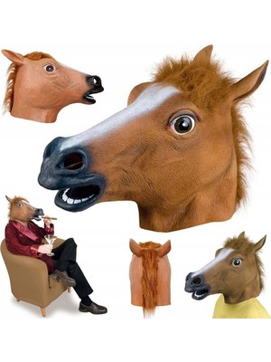 tp Buğz At Kafası - At Maskesi - At Kafası Maskesi - At Kafası Başlığı