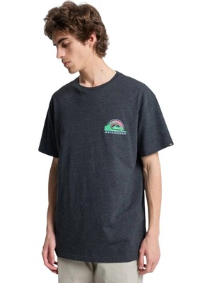 Quiksilver Hellbender Antrasit Erkek Tshirt
