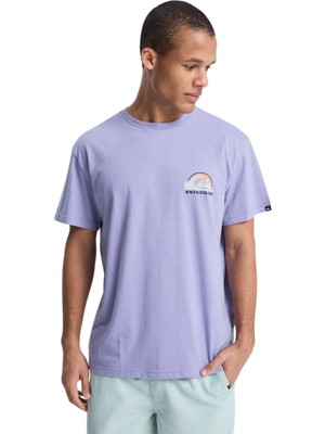 Quiksilver  Hellbender Mor Erkek Tshirt