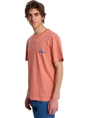Quiksilver  Ev Barrel Parad Pembe Erkek Tshirt