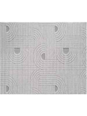 Vivense Soho Iskadinav Bukleli Makine Halısı, Gri, 1098, 100X200