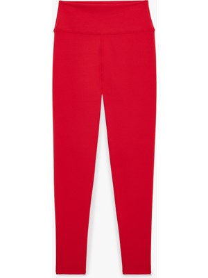 Koton Yüksek Bel Slim Fit Spor Tayt