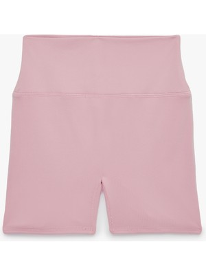 Koton Yüksek Bel Slim Fit Biker Spor Tayt