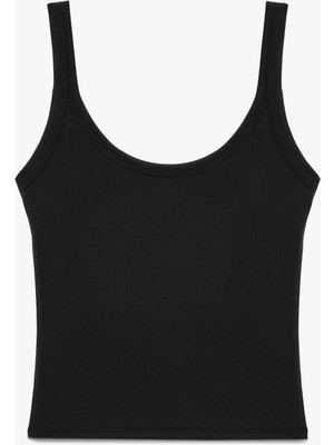 Koton Modal Kumaş Slim Fit U Yaka Askılı Top