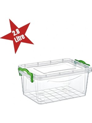 Fun And Market Buğz Şeffaf Saklama Kutusu 2.8 Litre