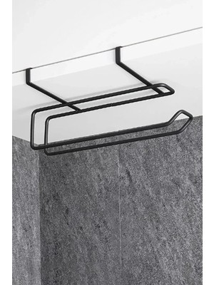 Fun And Market Buğz Siyah Dolap Içi Kağıt Havluluk Askı