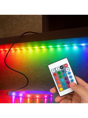 Fun And Market Buğz Rgb Şerit 30 LED Kumandalı USB Bağlantılı