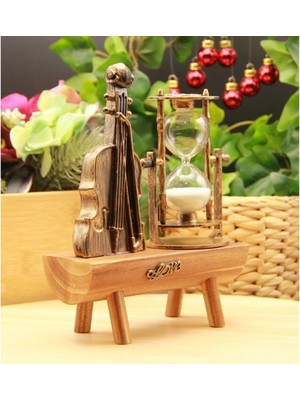 Fun And Market Buğz Dekoratif Keman Tasarımlı Kum Saati