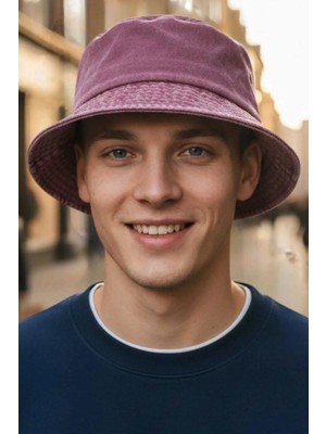 Tezzgelsin Erkek Eskitme Vintage %100 Pamuklu Bucket Kova Şapka