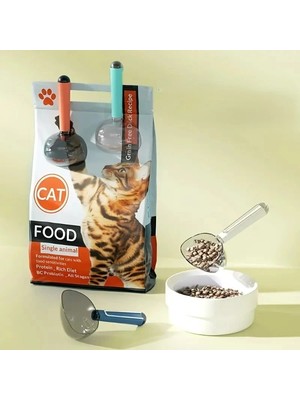 Fun And Market Buğz Klipsli Ölçekli Kedi Köpek Mama Küreği