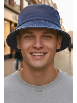 Tezzgelsin Erkek Eskitme Vintage %100 Pamuklu Bucket Kova Şapka
