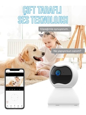 Fun And Market Buğz Çift Taraflı Ses Özellikli Wi-Fi Kamera