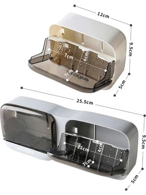 Fun And Market Buğz 2'li Kapaklı Sabunluk