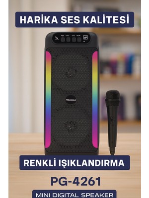 Fun And Market Buğz Ev ve Dış Mekan Kullanımına Uygun Rgb Işıklı Hoparlör - Buğz