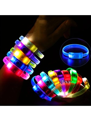 Fun And Market Buğz Festival &amp; Parti LED Bileklik 3 Farklı Mod Işıklı 1 Adet