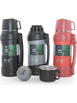 Fun And Market Buğz Paslanmaz Çelik Çift Katmanlı Termos 1.6 Lt