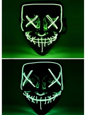 Fun And Market Buğz LED Işıklı Yeşil Maske