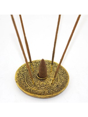 Fun And Market Buğz Metal Yuvarlak Tütsülük Model 6