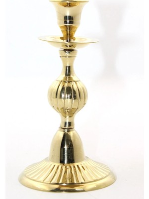 Fun And Market Buğz Tekli Pirinç Şamdan Model 3