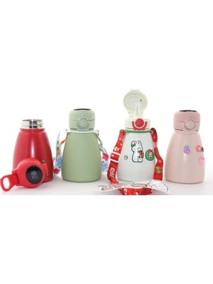 Fun And Market Buğz Dijital Göstergeli Çift Katmanlı Termos Suluk 500 ml