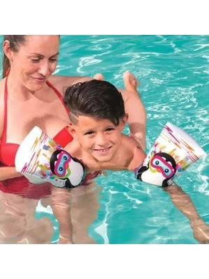 Fun And Market Buğz Sevimli Hayvan Desenli Büyük Çocuk Deniz Kolluğu (6-12 Yaş)