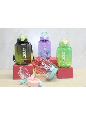 Fun And Market Buğz Pipetli Su Matarası 1100 ml