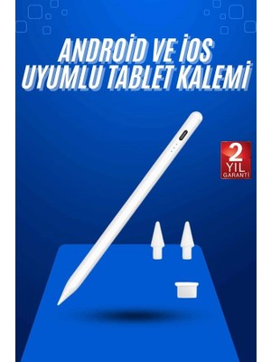 Fun And Market Buğz Dokunmatik Kalem Tablet Kalemi Çizim Stylus Kalem Yedek Uçlu - Buğz