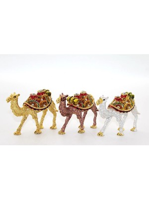 Fun And Market Buğz Swarovski Taşlı Tekli Deve Figürü Model 1