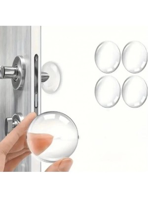 Fun And Market Buğz Şeffaf Silikon Mobilya ve Kapı Durdurucu Darbe Pedi 4'lü Set