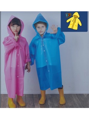 Fun And Market Buğz Kapüşonlu Çocuk Yağmurluk
