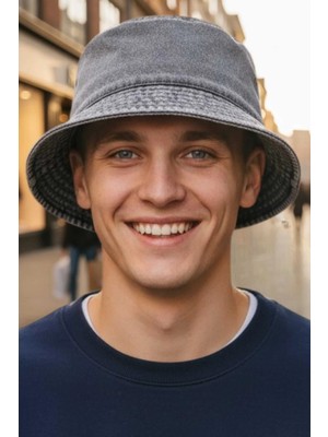 Tezzgelsin Erkek Eskitme Vintage %100 Pamuklu Bucket Kova Şapka