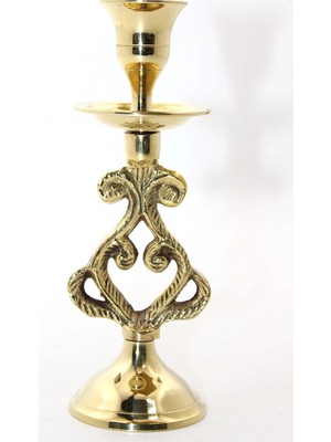 Fun And Market Buğz Tekli Pirinç Şamdan Model 5