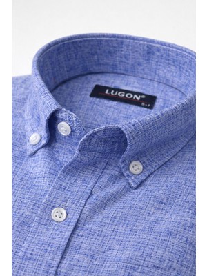 Lugon Klasik Regular Fit Uzun Kol Erkek Gömlek 7612