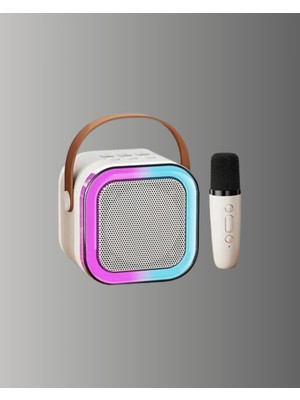 Fun And Market Buğz Taşınabilir Karaoke Mikrofon Seti Bluetooth Hoparlörlü - Buğz