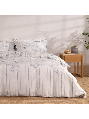 Puffy Sintra Tek Kişilik Ranforce Nevresim Takımı - Mavi