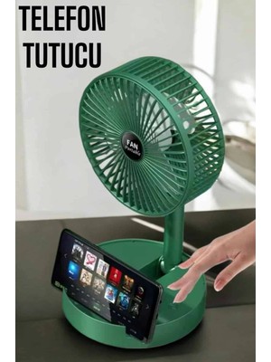 Fun And Market Buğz Soğutucu Vantilatör Telefon Standlı Mini Fan - Buğz