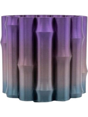 Fun And Market Buğz 3D Vazo Mor Gri - Buğz