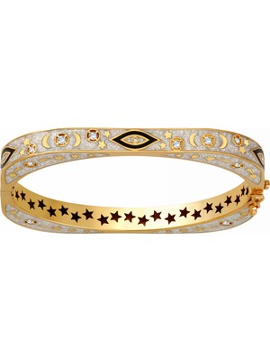 Cebeci Kuyumcu Cebeci 14 Ayar Gece Gündüz Altın Kelepçe Bilezik