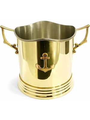 Fun And Market Buğz Çapa Desenli Pirinç Buz Kovası