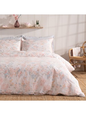 Puffy Bubble Çift Kişilik Ranforce Nevresim Takımı - Pembe