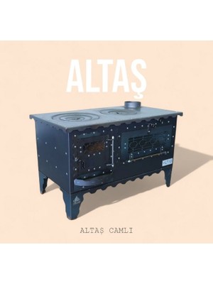 Altaş Camlı Kuzine Soba  (4mm)
